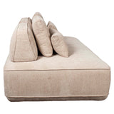 Sofa Tudor natural boldvevd 2,5-seter med flyttbar ryggstøtte Richmond Interiors Sofa