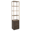 Utstillingsskap Carter brun lite 2 skuffer Richmond Interiors Vitrineskap