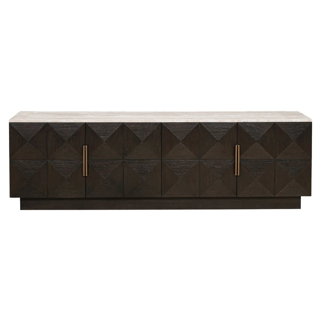 TV-benk Claremont brun Richmond Interiors TV-benk