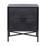 Nattbord Blax svart Richmond Interiors Nattbord