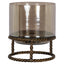 Hurricane light Ropia messing antikk liten Richmond Interiors Lanterne og lysglass