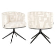 Spisestol Cheyenne beige graffic svingbar Richmond Interiors Spisestol