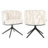 Spisestol Cheyenne beige graffic svingbar Richmond Interiors Spisestol