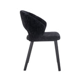 Spisestol Savoy svart chenille Richmond Interiors Spisestol