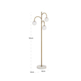 Gulvlampe Janou gull Richmond Interiors Gulvlampe