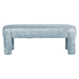 Bench Holly lyseblå chenille Richmond Interiors Benk