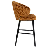 Barkrakk Indigo gammel gull trekant Richmond Interiors Barstol