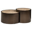 Salongbord Ronson beige sett med 2 Richmond Interiors Sofabord
