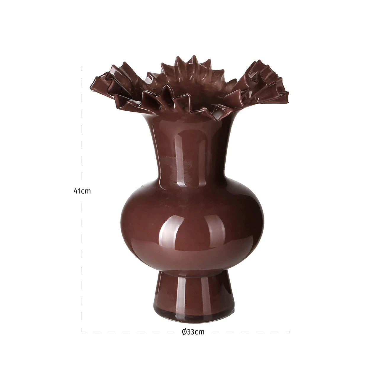 Vase Mira brun Richmond Interiors Vase