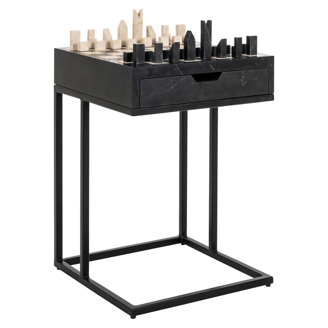 Endebord Davos svart Richmond Interiors Sidebord
