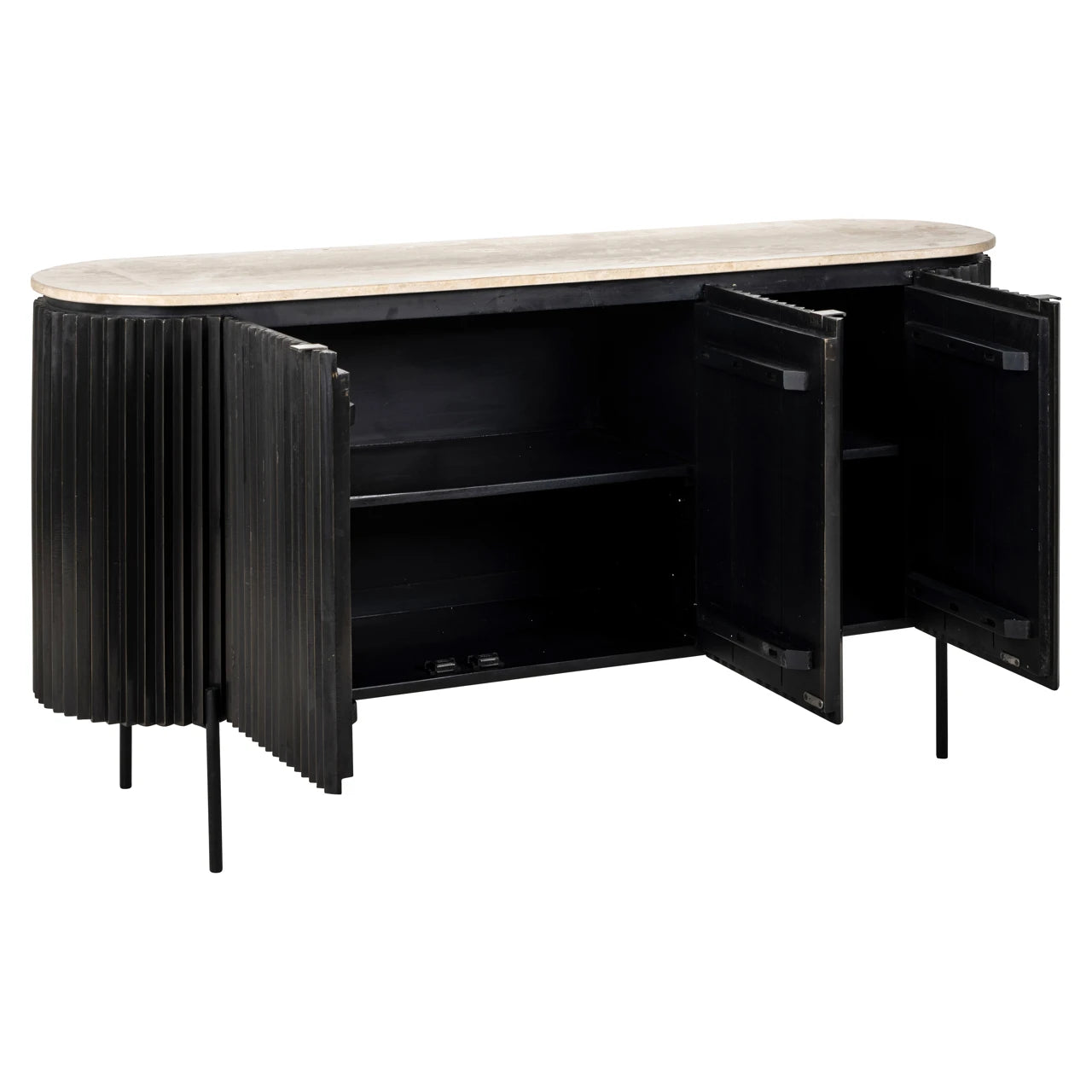 Sideboard Hampton mørk brun Richmond Interiors Skjenk