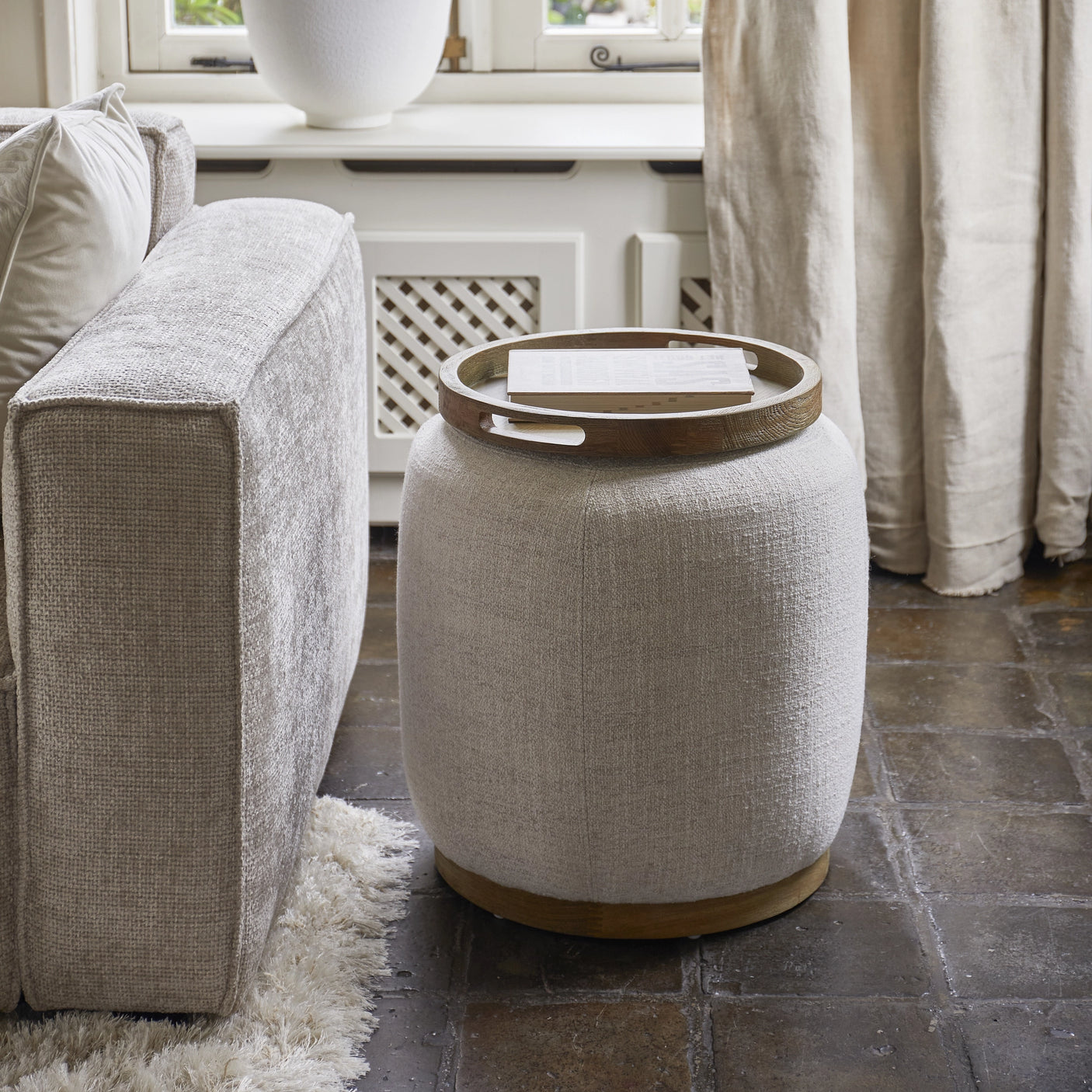 Babylon endebord med brett Riviera Maison Sofabord