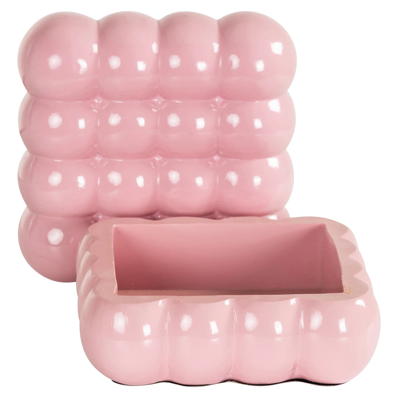 Oppbevaringsboks Cece rosa liten Richmond Interiors Oppbevaring