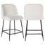 Counterkrakk Pullitzer hvit bouclé Richmond Interiors Barstol