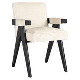 Spisestol Cooper hvit chenille Richmond Interiors Spisestol