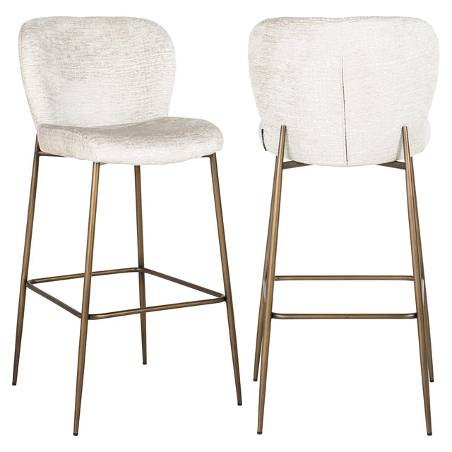 Barkrakk Darby kremfarget fusjon Richmond Interiors Barstol