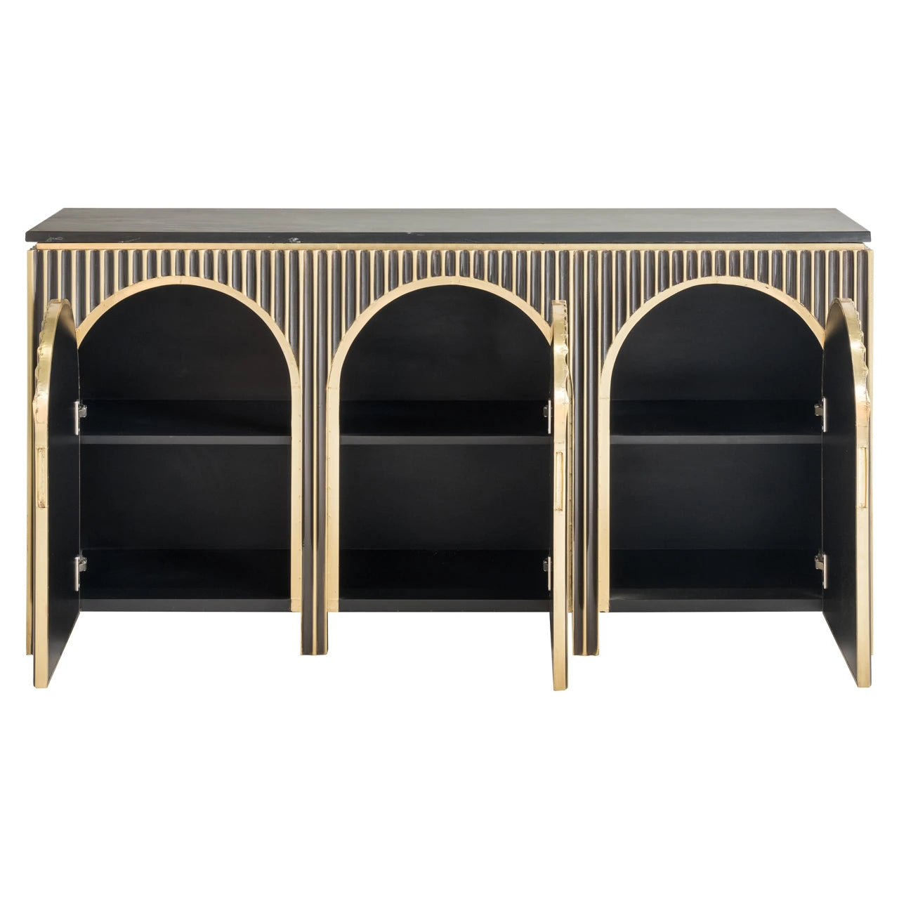 Sideboard Les Arcs børstet gull Richmond Interiors Skjenk