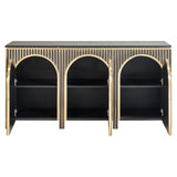 Sideboard Les Arcs børstet gull Richmond Interiors Skjenk