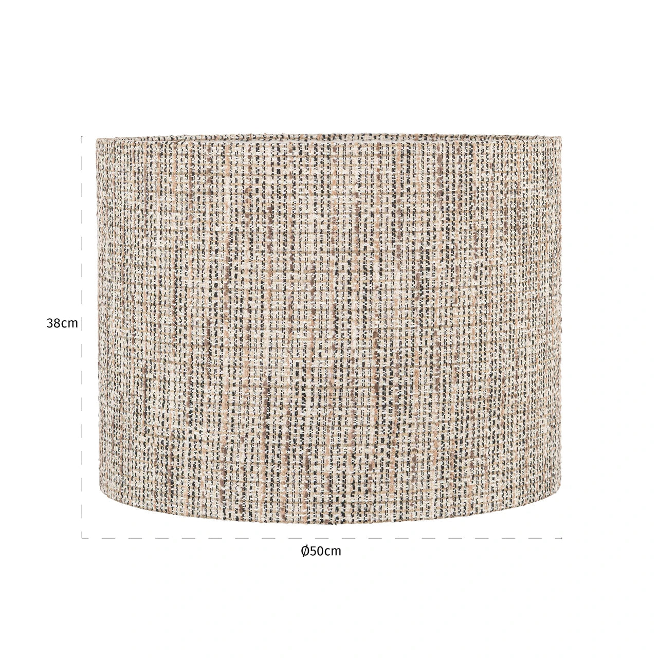 Lampeskjerm Philou trendy natur 50Ø Richmond Interiors Lampeskjerm