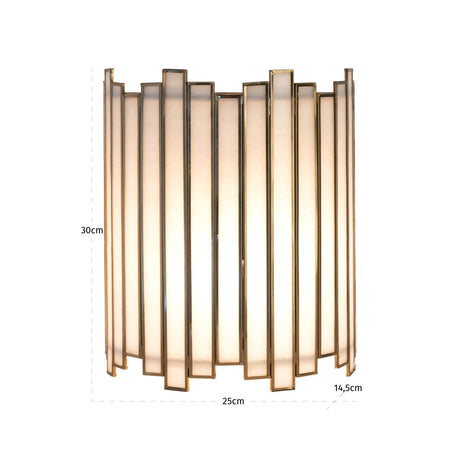 Vegglampe Lima messing antikk Richmond Interiors Vegglampe