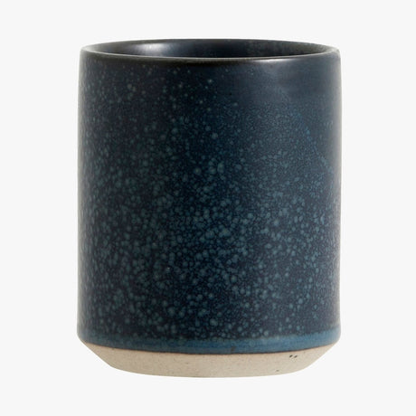 GRAINY keramisk krukke uten hank, L - h10 cm - mørkblå Nordal TABLEWARE