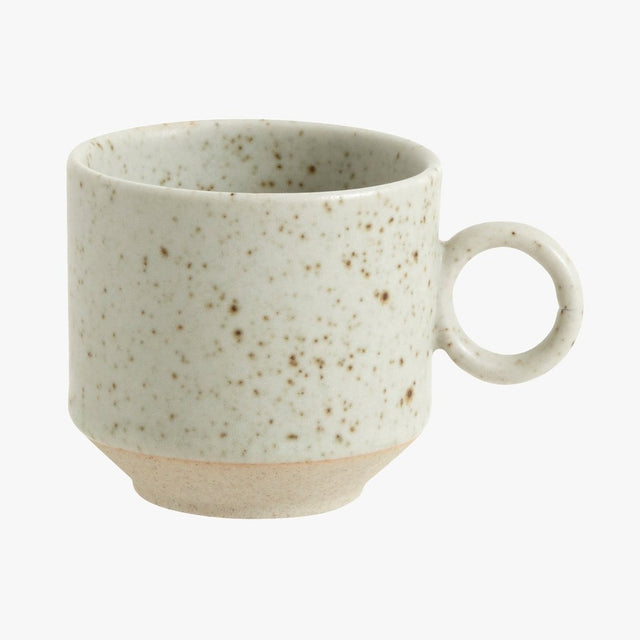 GRAINY espresso koppen i keramiske m-hank - sand Nordal TABLEWARE
