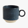 GRAINY espressokopp i keramikk m/hank - mørkblå Nordal TABLEWARE