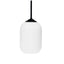 Taklampe: Riflet taklampe Opal/ svart / D20 fra Dyberg Larsen - Bildenr: 6