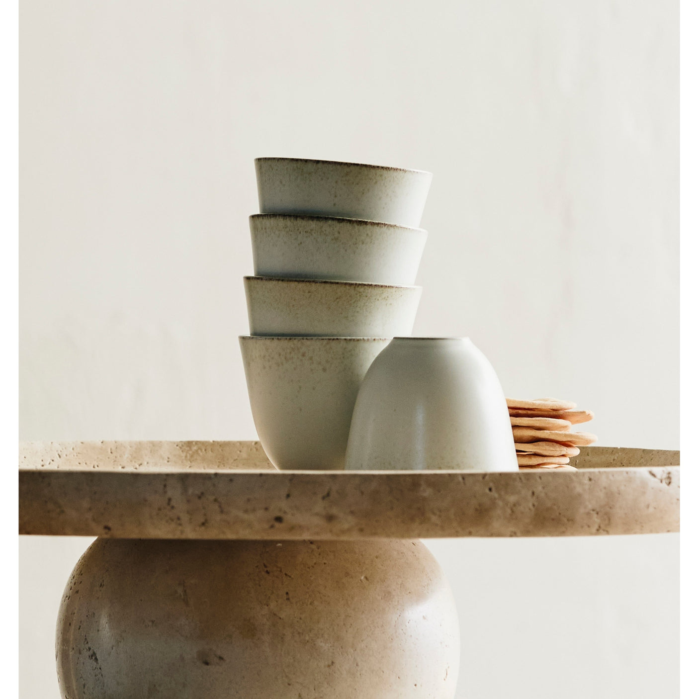 GRAWA krukke - h7 cm - hvit Nordal TABLEWARE