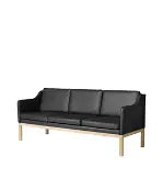 L43 - MK46 Mogens Koch - 3 pers. sofa FDB Møbler Sofa