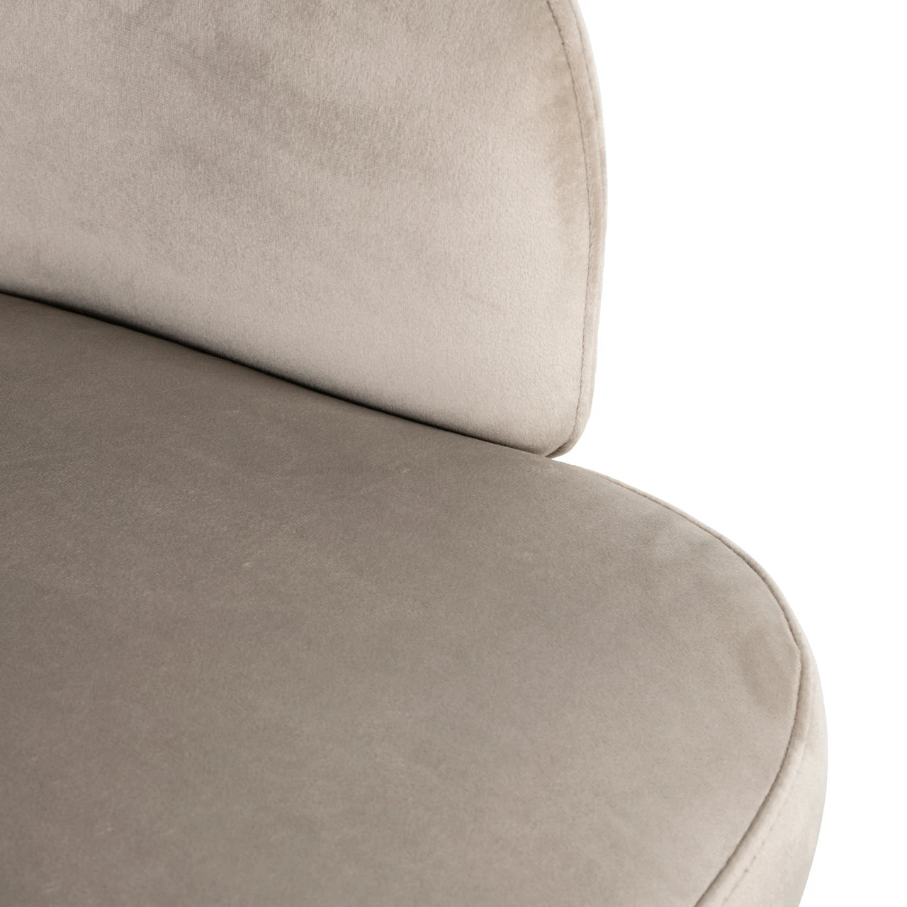 Spisestol Amphara khaki fløyel flammehemmende Richmond Interiors Spisestol