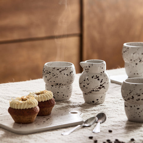 RIA kan med splash - råhvit Nordal TABLEWARE