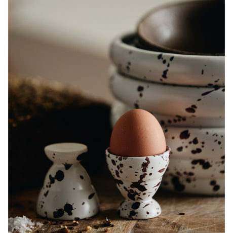 RIA eggbakker m. splash - råhvit Nordal TABLEWARE