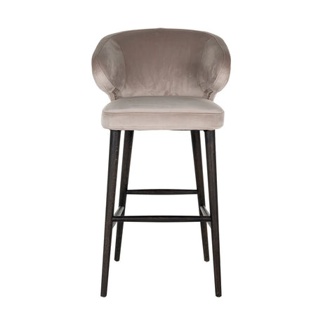 Barstol Indigo khaki-fløyel Richmond Interiors Barstol