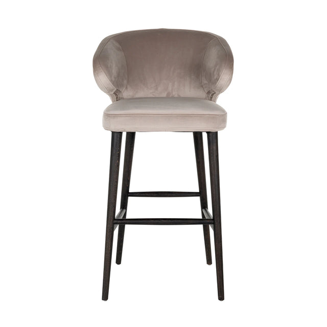 Barstol Indigo khaki-fløyel Richmond Interiors Barstol