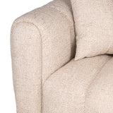 Sofa Novaro krem tweed lounge høyre brannhemmende Richmond Interiors Sofa