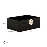 Oppbevaringsboks Vivy svart liten Richmond Interiors Oppbevaring