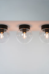 Globe 180 Klart Glass Taklampe/Vegglampe E27 IP54