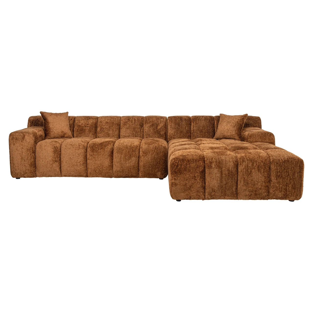 Sofa Cube nydelig kanel 3-seter lounge høyre Richmond Interiors Sofa