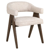 Spisestol Mori kremfarget tweed brannhemmende Richmond Interiors Spisestol