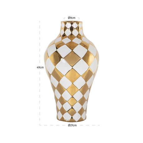 Vase Zilla hvit stor Richmond Interiors Vase