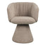 Spisestol Madeline mocca kraftig swivel Richmond Interiors Spisestol