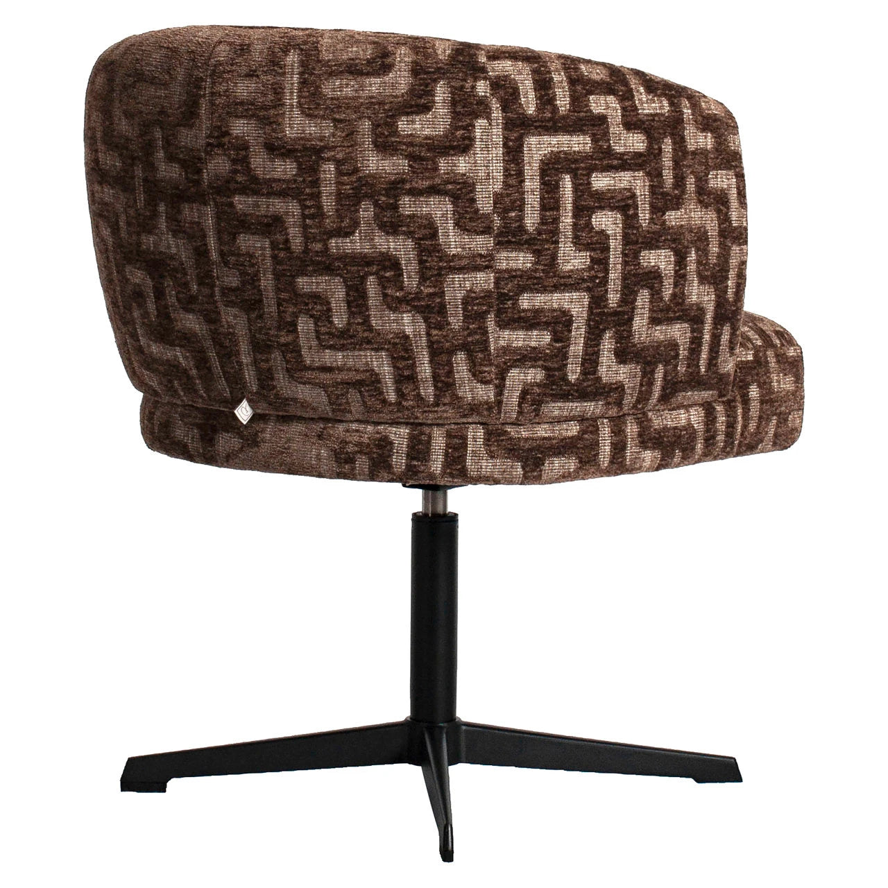 Spisestol Dinan brun labyrinth brannhemmende - svingbar Richmond Interiors Spisestol