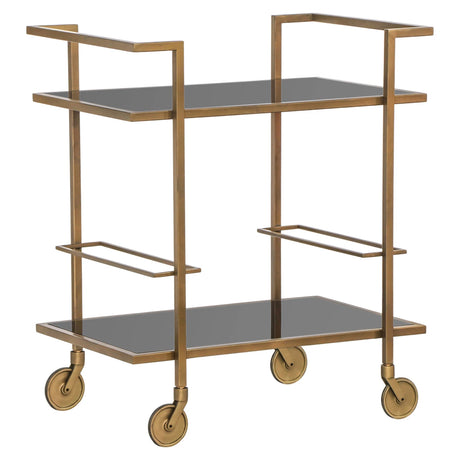 Trolley Xo børstet gull Richmond Interiors Oppbevaring