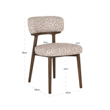 Spisestol Basker natural geo sett med 2 Richmond Interiors Spisestol