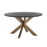 Spisebord Blackbone Brass svart rustikk 140Ø Richmond Interiors Spisebord