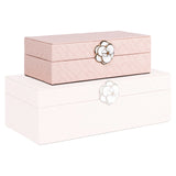 Oppbevaringsboks Lotte rosa liten Richmond Interiors Oppbevaring