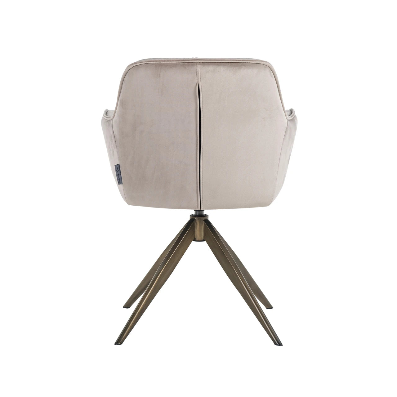 Spisestol Aline khaki fløyel svingbar flammehemmende Richmond Interiors Spisestol