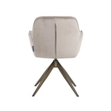 Spisestol Aline khaki fløyel svingbar flammehemmende Richmond Interiors Spisestol