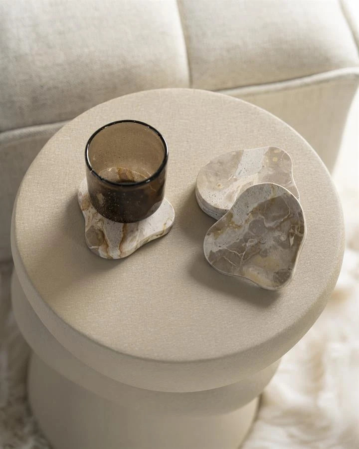 Glassunderlegg Marrone sett med 4 By-Boo Serveringsbrett